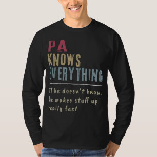 Pa weet alles - opa Gift T-shirt