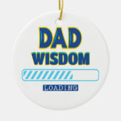 Pa Wisdom Loading Keramisch Ornament (Voorkant)