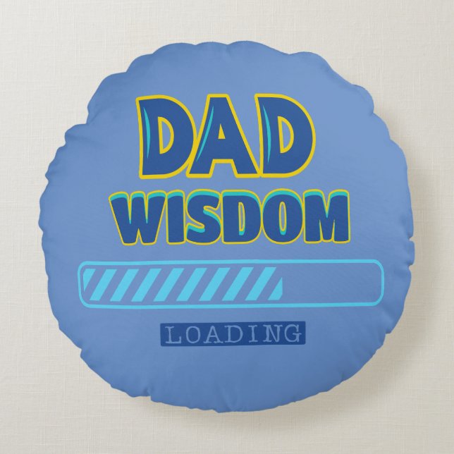 Pa Wisdom Loading Rond Kussen (Voorkant)