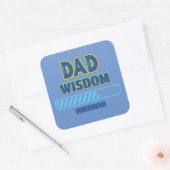 Pa Wisdom Loading Vierkante Sticker (Envelop)