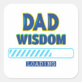 Pa Wisdom Loading Vierkante Sticker (Voorkant)