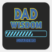 Pa Wisdom Loading Vierkante Sticker (Voorkant)