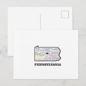 PA WORD STATE BRIEFKAART (Voorkant / Achterkant)