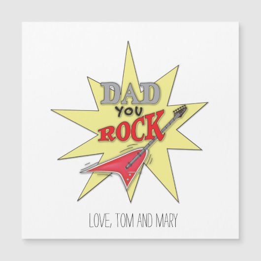 Pa You Rock Card (Voorkant)