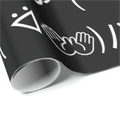 Paa Emoticon (ᐛ 👐)パ die zich aansluiten bij de Ja Cadeaupapier (Rol Hoek)