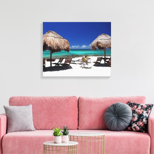 Paa Mul Beach Canvas Afdruk (Insitu (Woonkamer))