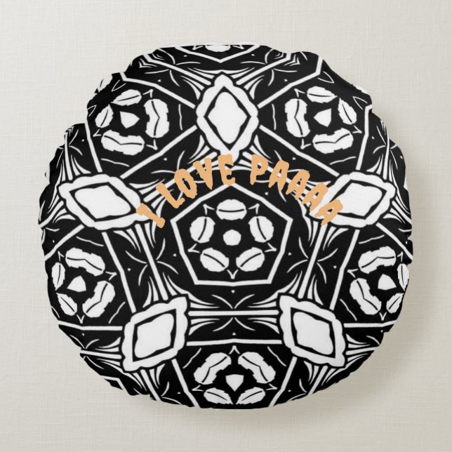 Paaa Unique Luxury Living Ronde Kussens (Voorkant)