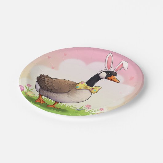 paagans papieren bordje (Gekanteld)