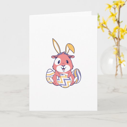 paagkonijn kaart (Gele Bloem)