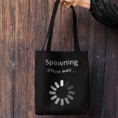 Paaien aub wachten - leuke zwangerschap aankondigi tote bag