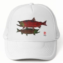 Paaiende zalm - Trucker Hat