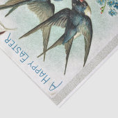  paaivogels vliegen in met bloemen bedekte eieren tissuepapier (Detail)