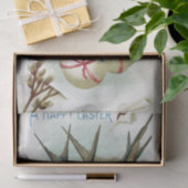  paaivogels vliegen in met bloemen bedekte eieren tissuepapier (Geschenk)