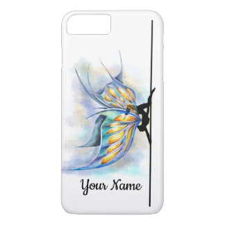 Paaldans Vlinder met Vleugels Aangepaste Naam Case-Mate iPhone Case