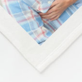 Paar 11 Fotocollage Love You Script Heart Fleece Deken (Hoek)