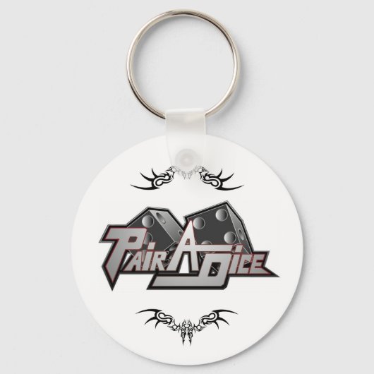 Paar A Dice Sleutelhanger tattoo (Voorkant)