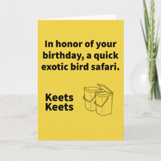Paar A Keets - Birthday Kaart