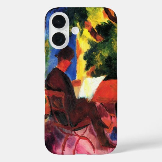 Paar aan de tuintafel tegen augustus Macke Case-Mate iPhone Case (Achterkant)