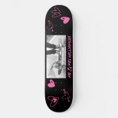 Paar aanpassen bruiloft skateboard (Voorkant)