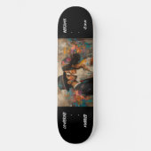 Paar aanpassen graffiti stedelijke skateboard (Voorkant)