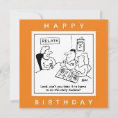 Paar Argue over Sudoku-Cartoon Kaart (Voorkant)