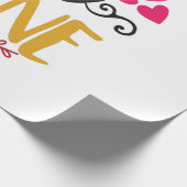 Paar Art Bee Mine Cadeaupapier (Hoek)