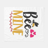 Paar Art Bee Mine Fleece Deken (Voorkant (Horizontaal))