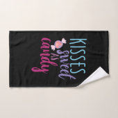 Paar Art Kisses is Snoep Handdoek (Handdoek)