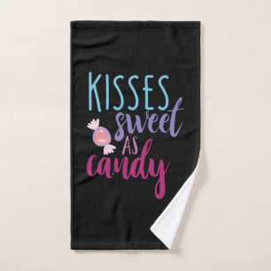 Paar Art Kisses is Snoep Handdoek