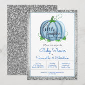 Paar Baby shower Boy Little Pumpkin Herfst  Kaart (Voorkant / Achterkant)