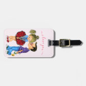 Paar Bagagelabel - Liefde (Voorkant horizontaal)