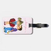 Paar Bagagelabel - Liefde (Achterkant horizontaal)