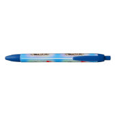 Paar Beer met hart ballon pen (Achterkant)