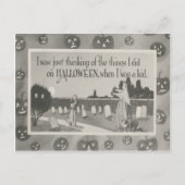 Paar Begraafplaats Graveyard Ghost Prank Briefkaart (Voorkant)