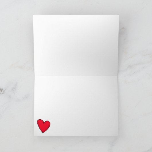 Paar BESTE TIJD OOIT AANGEPASTE Valentijnse Kaart (Binnen)