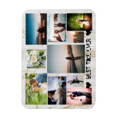 Paar BESTE TIJD OOIT AANGEPASTE Valentijnse Magneet (Verticaal)