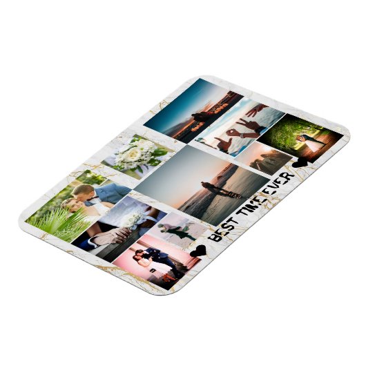 Paar BESTE TIJD OOIT AANGEPASTE Valentijnse Magneet (Linkerzijde)