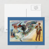 Paar Bewitched op de Vintage van Hwe Briefkaart (Voorkant / Achterkant)