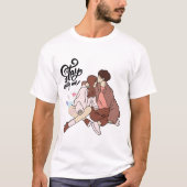 Paar, blijf bij me t-shirt (Voorkant)