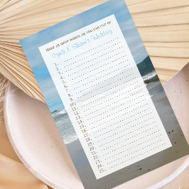 Paar Bridal Weddenschappen - Beach