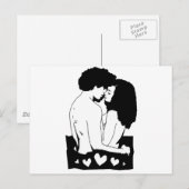 Paar Briefkaart (Voorkant / Achterkant)