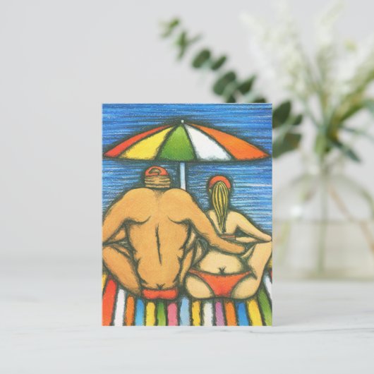 paar briefkaart (Staand voorkant)