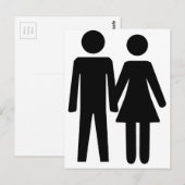 Paar Briefkaart (Voorkant / Achterkant)