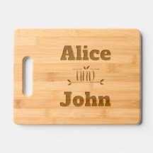 Paar bruiloft aangepaste namen pot houders