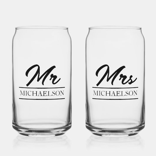 Paar bruiloft blikvorm glas (Voorkant)