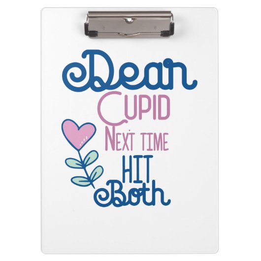 Paar Cadeau volgende keer beide Klembord (Voorkant)