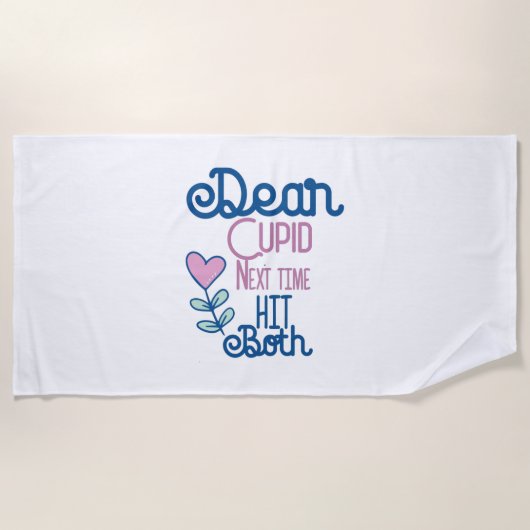 Paar Cadeau volgende keer beide Strandlaken (Voorkant)