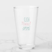 Paar-cadeaubewaring en liefde glas (Achterkant)