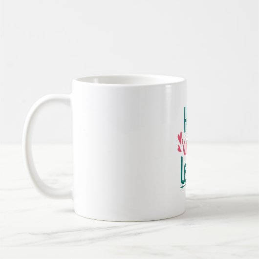 Paar-cadeaubewaring en liefde koffiemok (Links)
