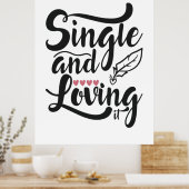 Paar Cadeautje Enkelvoudig en liefdevol Poster (Keuken)